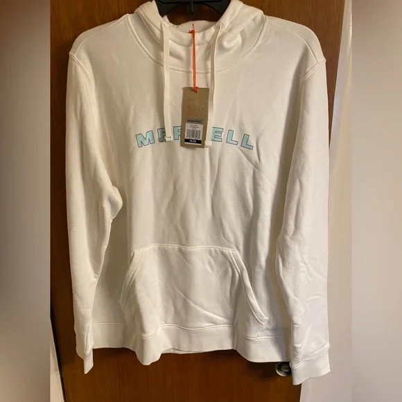 New with tags ladies white hooded sweatshirt by Merrell size XL - Picture 1 of 11